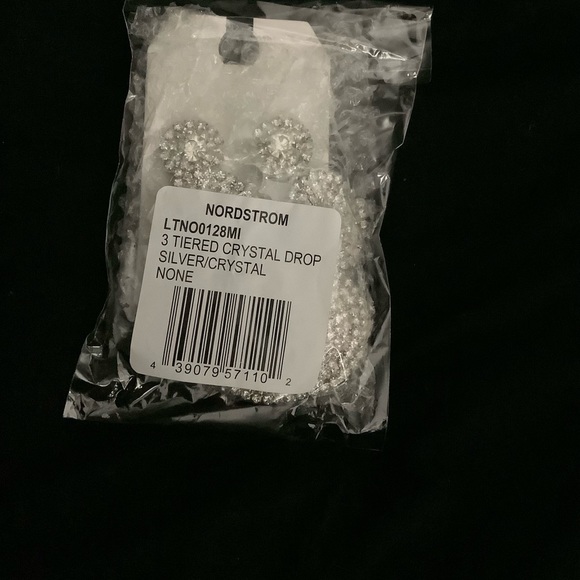 Leith Crystal Drop Earrings - Picture 3 of 3